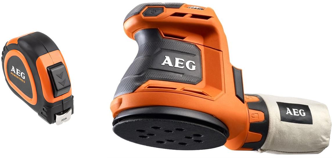 

Набор Aeg Орбитальная (эксцентриковая) шлифмашина 451086(bex18-125-0) +Рулетка 8м (170074), Орбитальная (эксцентриковая) шлифмашина 451086(bex18-125-0) +Рулетка 8м (170074)