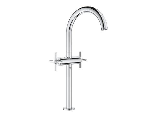 Изображение товара Смеситель для раковины GROHE Atrio New двухвентильный хром 21044003