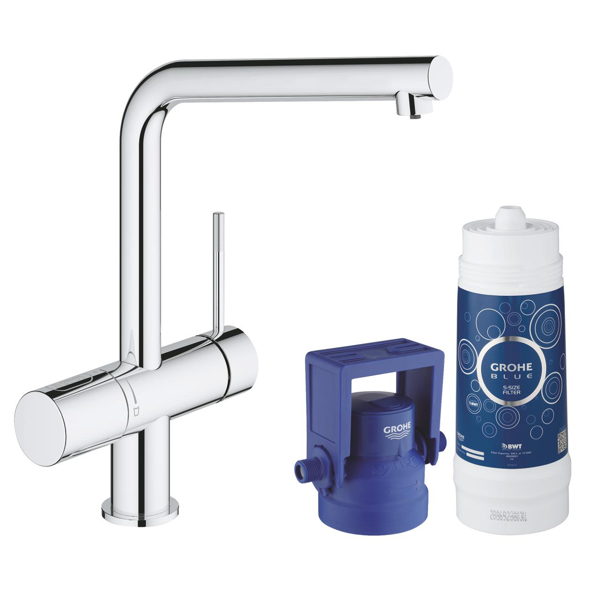 Смеситель для кухни grohe blue pure minta