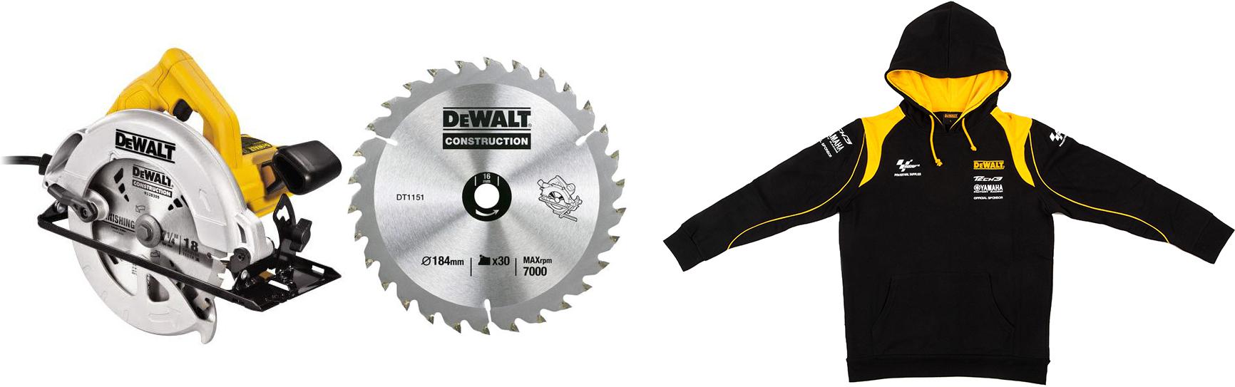 

Набор Dewalt Пила циркулярная dwe560b-ks + Диск в подарок +Толстовка dewalt, Пила циркулярная dwe560b-ks + Диск в подарок +Толстовка dewalt