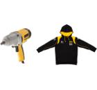 Изображение товара Ударный гайковерт DEWALT DW292 + Толстовка DEWALT комплект