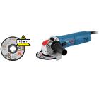 Набор BOSCH УШМ (болгарка) GWX 14-125 (06017B7000) X-lock +Круг отрезной 2608619267 X-lock 10 шт