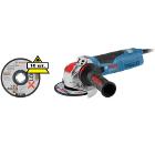 Набор BOSCH УШМ (болгарка) GWX 19-125 S (06017C8002) X-lock +Круг отрезной 2608619267 X-lock 10 шт