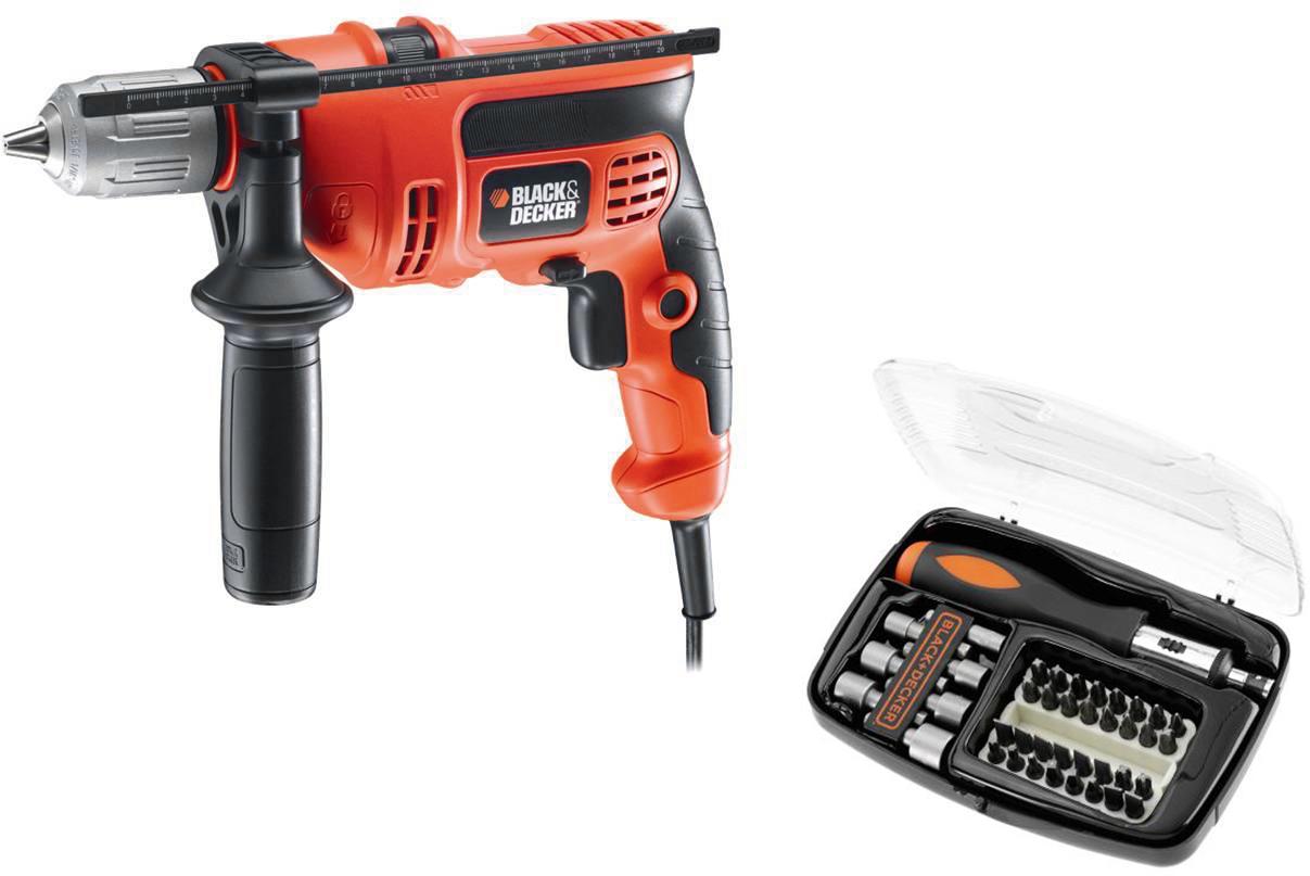 

Набор Black & decker Дрель ударная kr554 creskt +Отвертка a7062, Дрель ударная kr554 creskt +Отвертка a7062