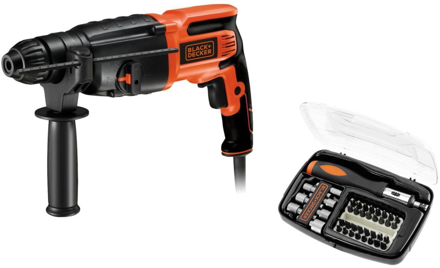 

Набор Black & decker Перфоратор bdr26k-ru +Отвертка a7062, Перфоратор bdr26k-ru +Отвертка a7062