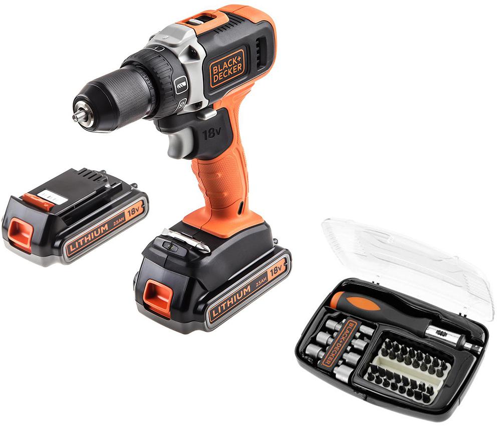 

Набор Black & decker Дрель-шуруповерт bcd002me2k-qw +Отвертка a7062, Дрель-шуруповерт bcd002me2k-qw +Отвертка a7062
