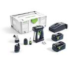 Изображение товара Профессиональный аккумуляторный дрель-шуруповерт FESTOOL C 18 Li 5,2-Set 18 В 2 скорости