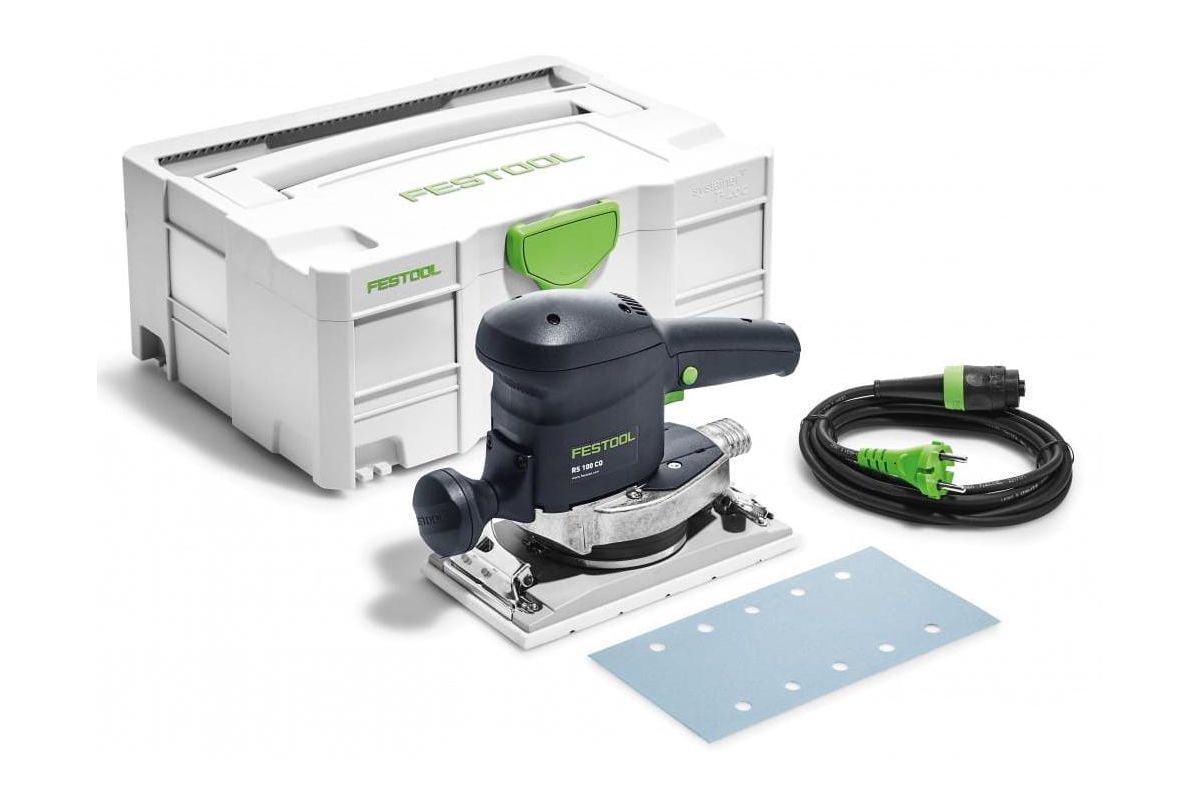 Вибрационная шлифмашина Festool RS 100 CQ-Plus RUTSCHER (567699) - цена,  фото и инструкция - купить в Москве, СПб и РФ