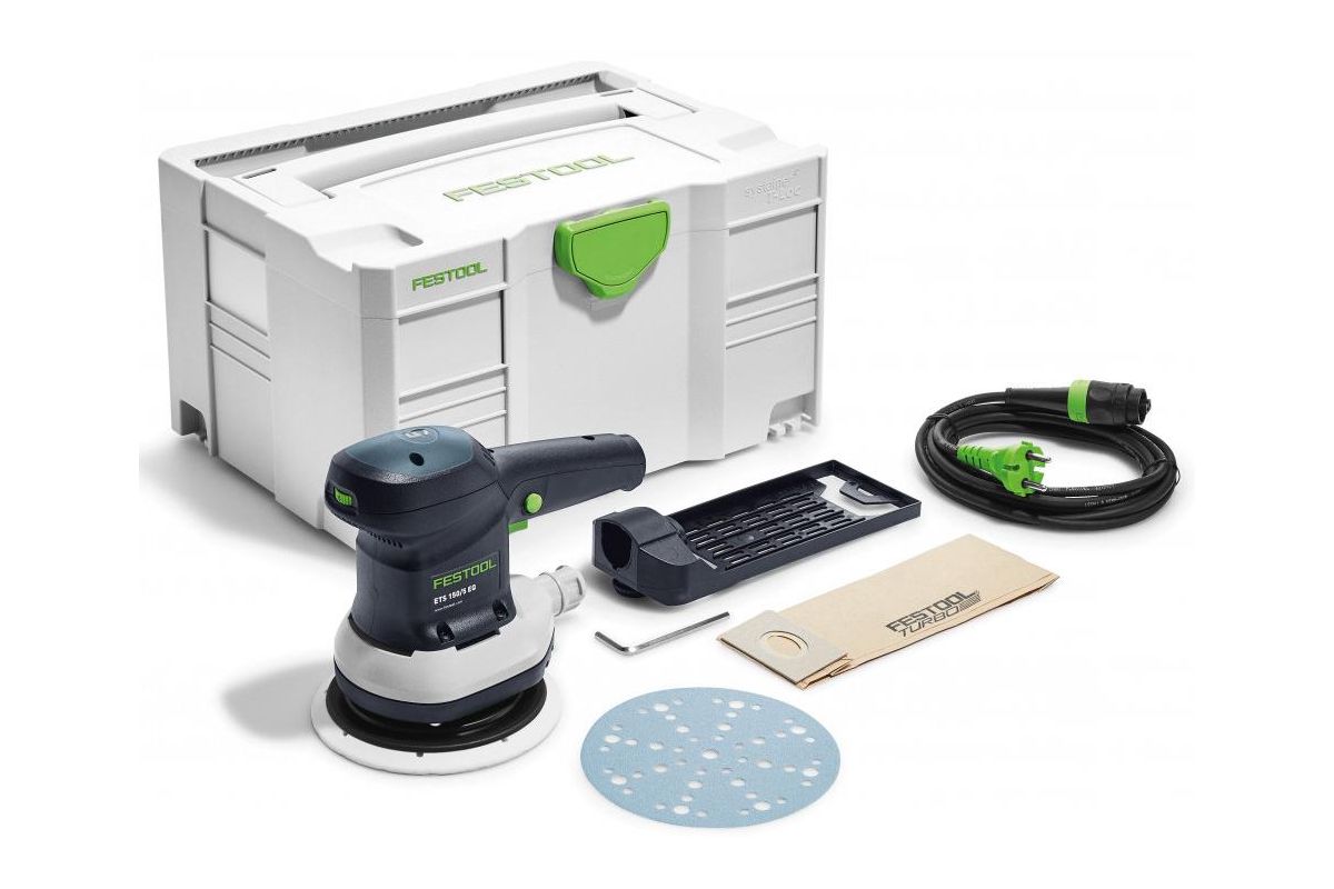 Эксцентриковая машина FESTOOL ETS 150/5 EQ-Plus (575056) купить в Вологде  по доступной цене: характеристики и фото