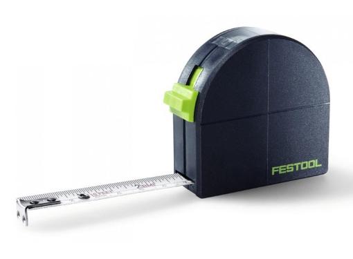 Изображение товара Рулетка Festool 3 м с циркульной иглой, мерная лента металл, пластиковый корпус