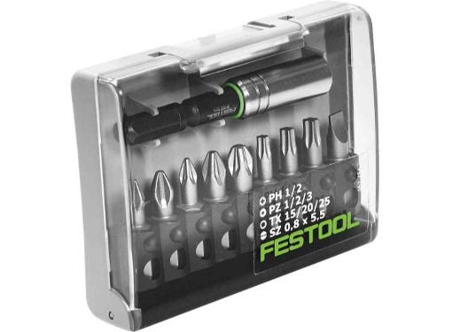 Изображение товара Набор бит FESTOOL MIX + BH 60-CE 493262 с магнитным держателем