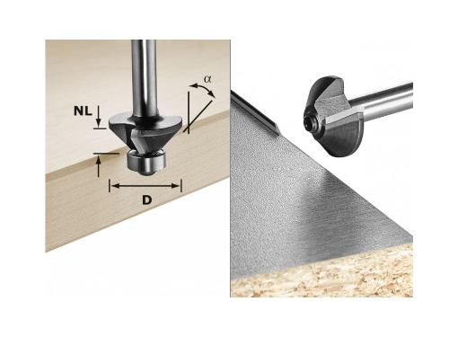 Изображение товара Фреза FESTOOL Ф 18мм S 8мм I 11мм для снятия фаски 15°