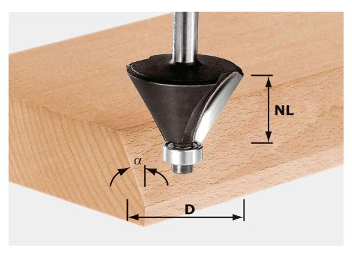 Изображение товара Фреза FESTOOL Ф 36мм S 8мм I 30мм (491025)