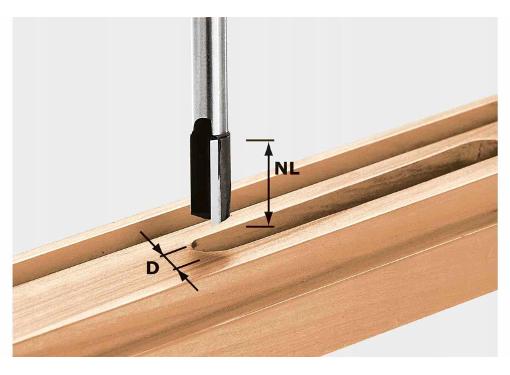 Изображение товара Фреза FESTOOL 16 мм S 8 мм I 30 мм для точных пазов и соединений