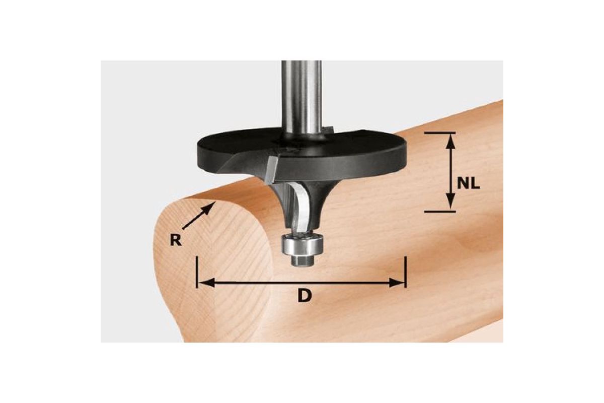 Фреза скругляющая hw r3-OFK Festool 490093