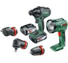 Изображение товара Набор BOSCH Дрель-шуруповерт AdvancedDrill 18 Set (06039B5003) +Фонарь 06039A1100 Изображение товара Набор BOSCH Дрель-шуруповерт AdvancedDrill 18 Set (06039B5003) +Фонарь 06039A1100