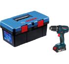 Изображение товара Аккумуляторная дрель шуруповерт BOSCH GSR 18-2-Li Plus в кейсе, 18 В, 2 скорости, 2 аккумулятора