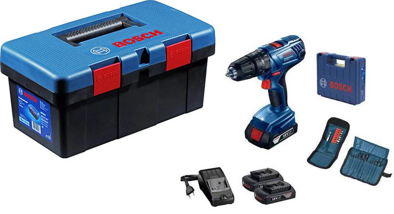 

Набор Bosch Дрель-шуруповерт gsb 180-li (06019f8308) + оснастка +Ящик toolbox pro 1600a018t3, Дрель-шуруповерт gsb 180-li (06019f8308) + оснастка +Ящик toolbox pro 1600a018t3