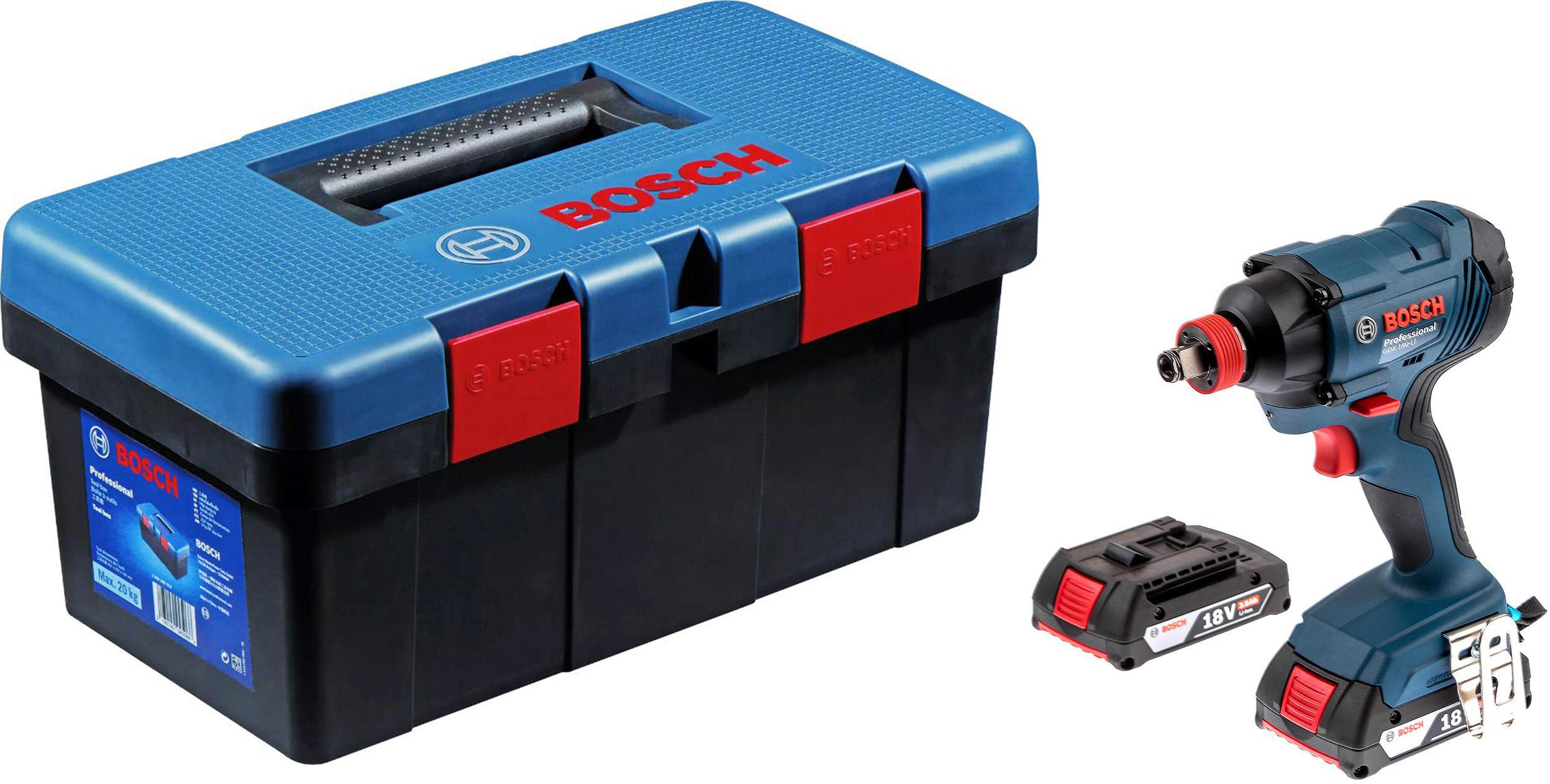 

Набор Bosch Гайковерт аккумуляторный gdx 180-li (0.601.9g5.220) +Ящик toolbox pro 1600a018t3, Гайковерт аккумуляторный gdx 180-li (0.601.9g5.220) +Ящик toolbox pro 1600a018t3