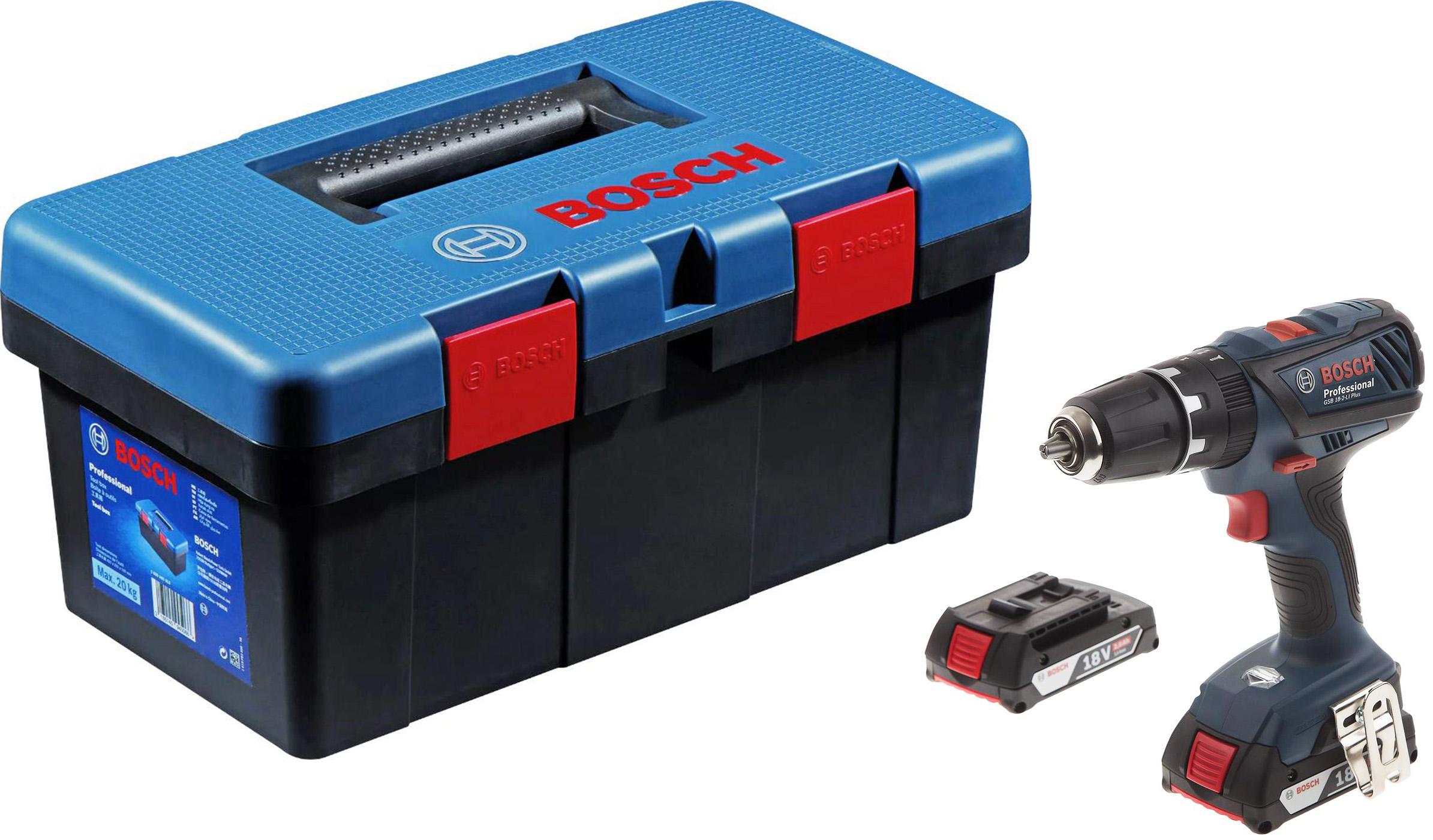 

Набор Bosch Шуруповерт gsb 18-2-li plus (0.601.9e7.120) +Ящик toolbox pro 1600a018t3, Шуруповерт gsb 18-2-li plus (0.601.9e7.120) +Ящик toolbox pro 1600a018t3