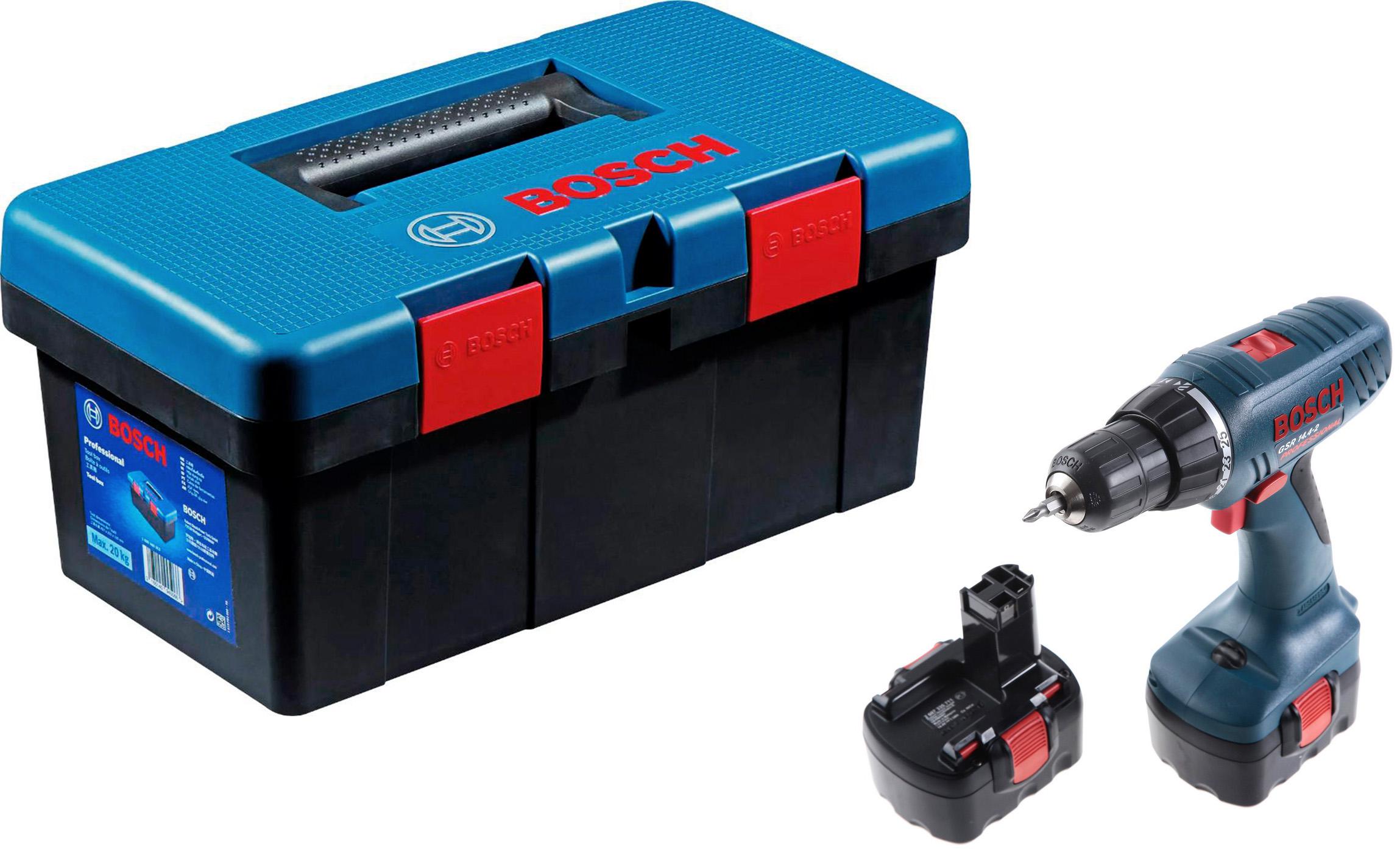 

Набор Bosch Дрель аккумуляторная gsr 14,4-2 (0.601.918.g20) +Ящик toolbox pro 1600a018t3, Дрель аккумуляторная gsr 14,4-2 (0.601.918.g20) +Ящик toolbox pro 1600a018t3