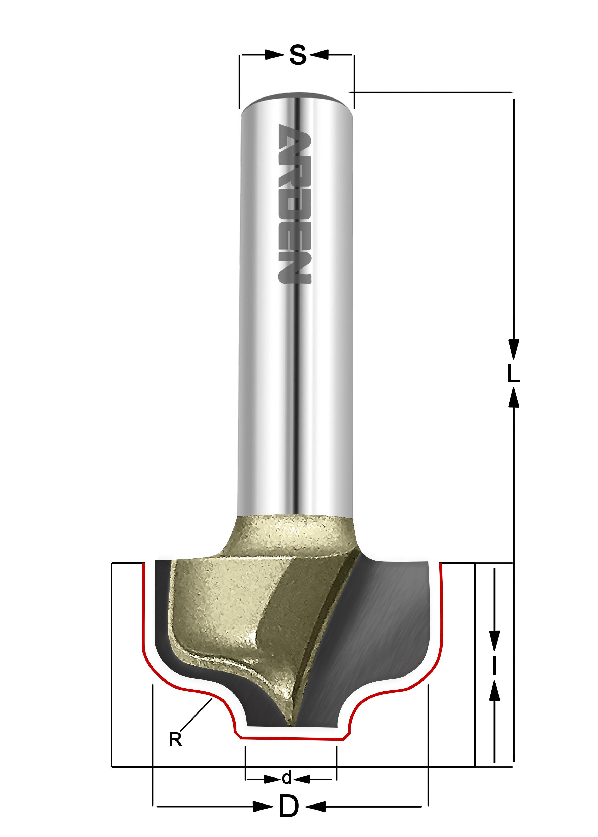 

Фреза Arden 210210a, 210210a