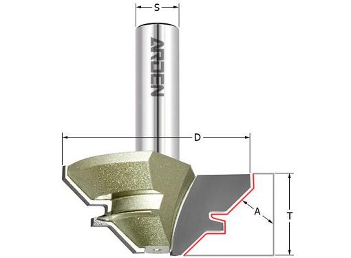 Изображение товара Фреза ARDEN Ф 38.1мм S 8мм I 12.7мм (603811)