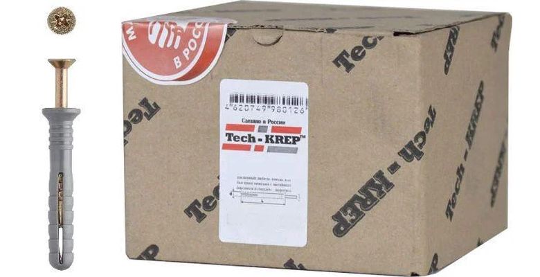 Дюбель-гвоздь TECH-KREP 6х40мм (112709) 50шт.