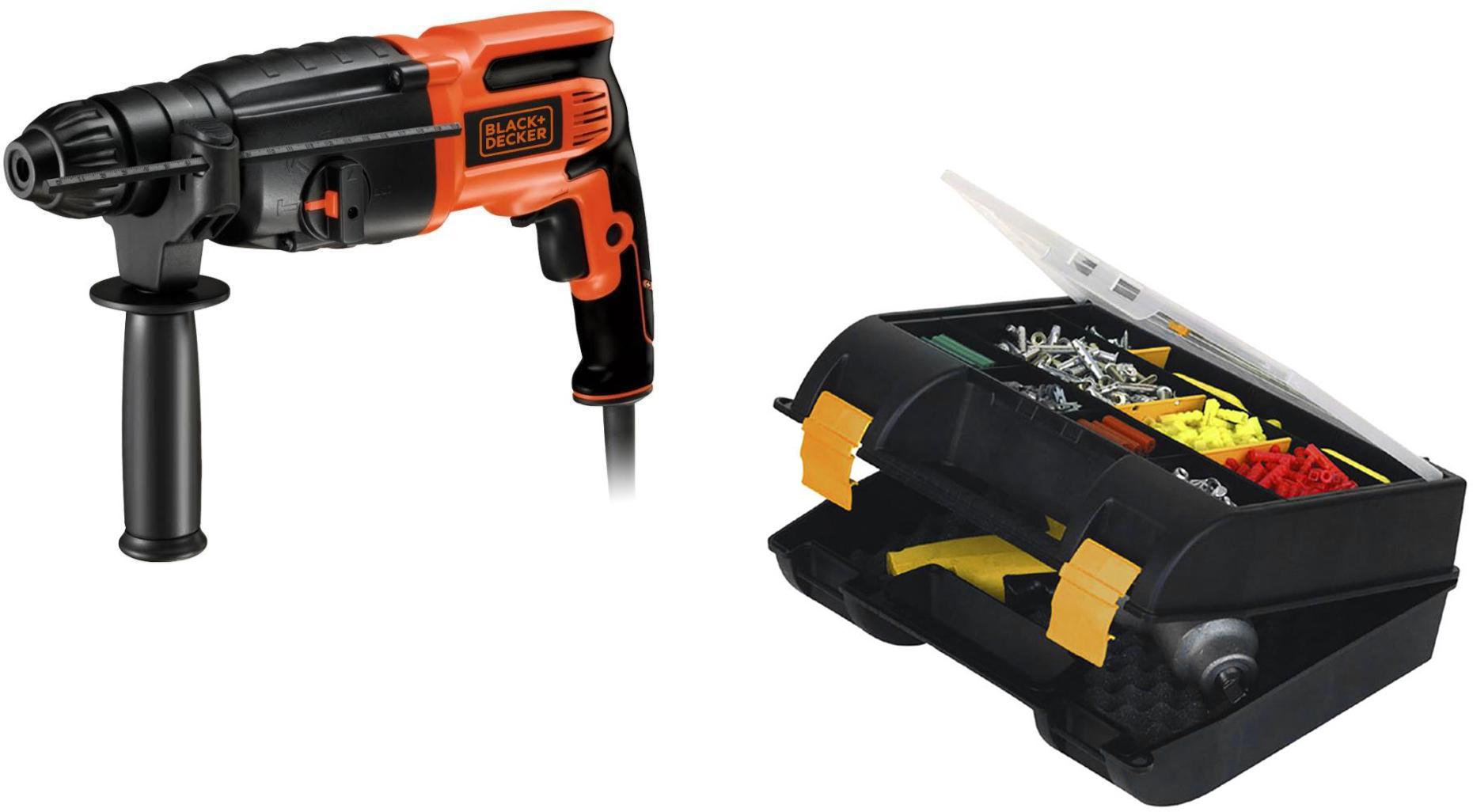 

Набор Black & decker Перфоратор bdr26k-ru +Ящик 1-92-734, Перфоратор bdr26k-ru +Ящик 1-92-734