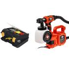Набор BLACK & DECKER Краскопульт HVLP400-QS +Ящик 1-92-734
