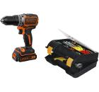 Изображение товара Бесщеточный шуруповерт BLACK & DECKER BL186KB-QW с двумя аккумуляторами 18В