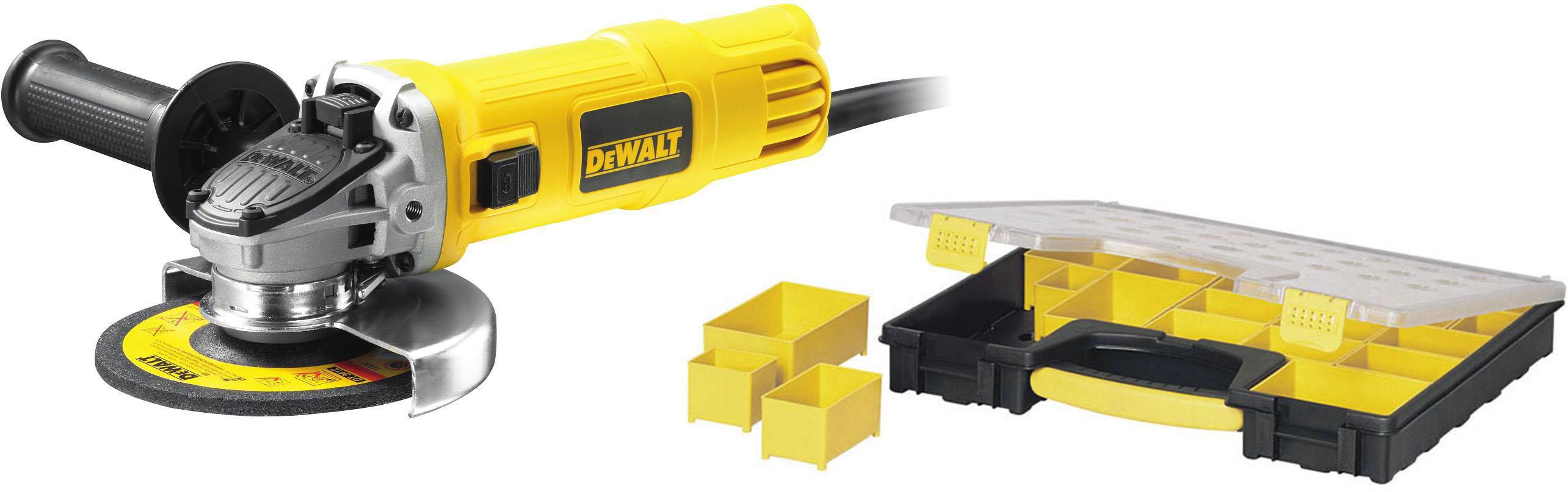 

Набор Dewalt УШМ (болгарка) dwe4151ks +Органайзер 1-92-748, УШМ (болгарка) dwe4151ks +Органайзер 1-92-748