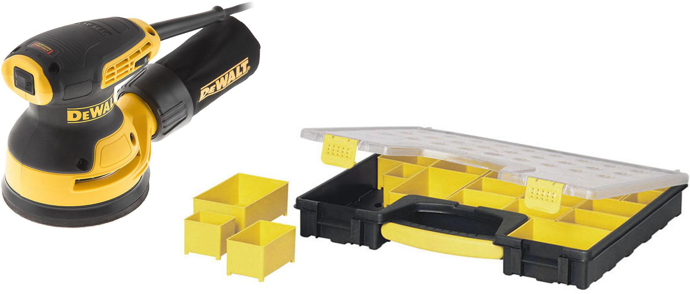 

Набор Dewalt Орбитальная (эксцентриковая) шлифмашина dwe6423qs +Органайзер 1-92-748, Орбитальная (эксцентриковая) шлифмашина dwe6423qs +Органайзер 1-92-748