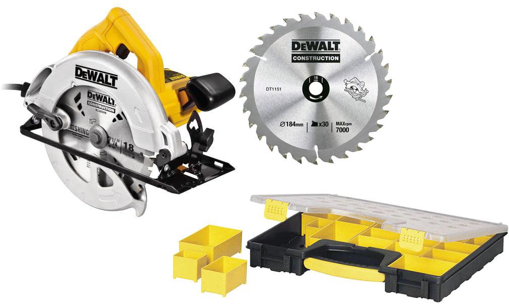

Набор Dewalt Пила циркулярная dwe560b-ks + Диск в подарок +Органайзер 1-92-748, Пила циркулярная dwe560b-ks + Диск в подарок +Органайзер 1-92-748