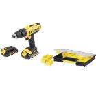 Изображение товара Профессиональная ударная дрель-шуруповерт DEWALT DCD776S2 с органайзером