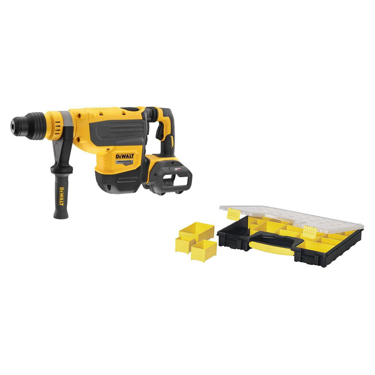 Dewalt комплект. Dewalt 54 в xr flexvolt dcs578n-xj. перфоратор dewalt dch733n.