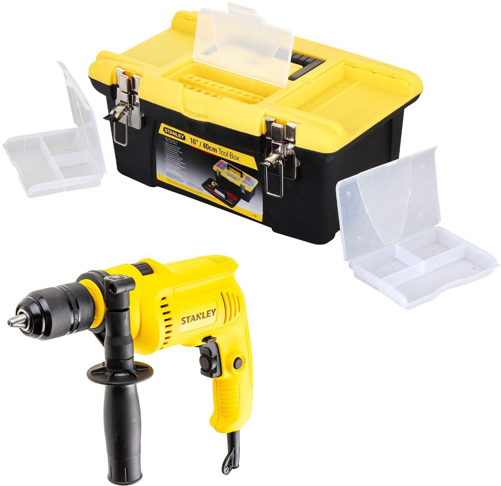 

Набор Stanley Дрель ударная sdh600c-ru +Ящик jumbo 16 1-92-905, Дрель ударная sdh600c-ru +Ящик jumbo 16 1-92-905