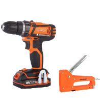 PATRIOT Дрель-шуруповерт BR 181UES +Степлер SPQ-113 (350007504)