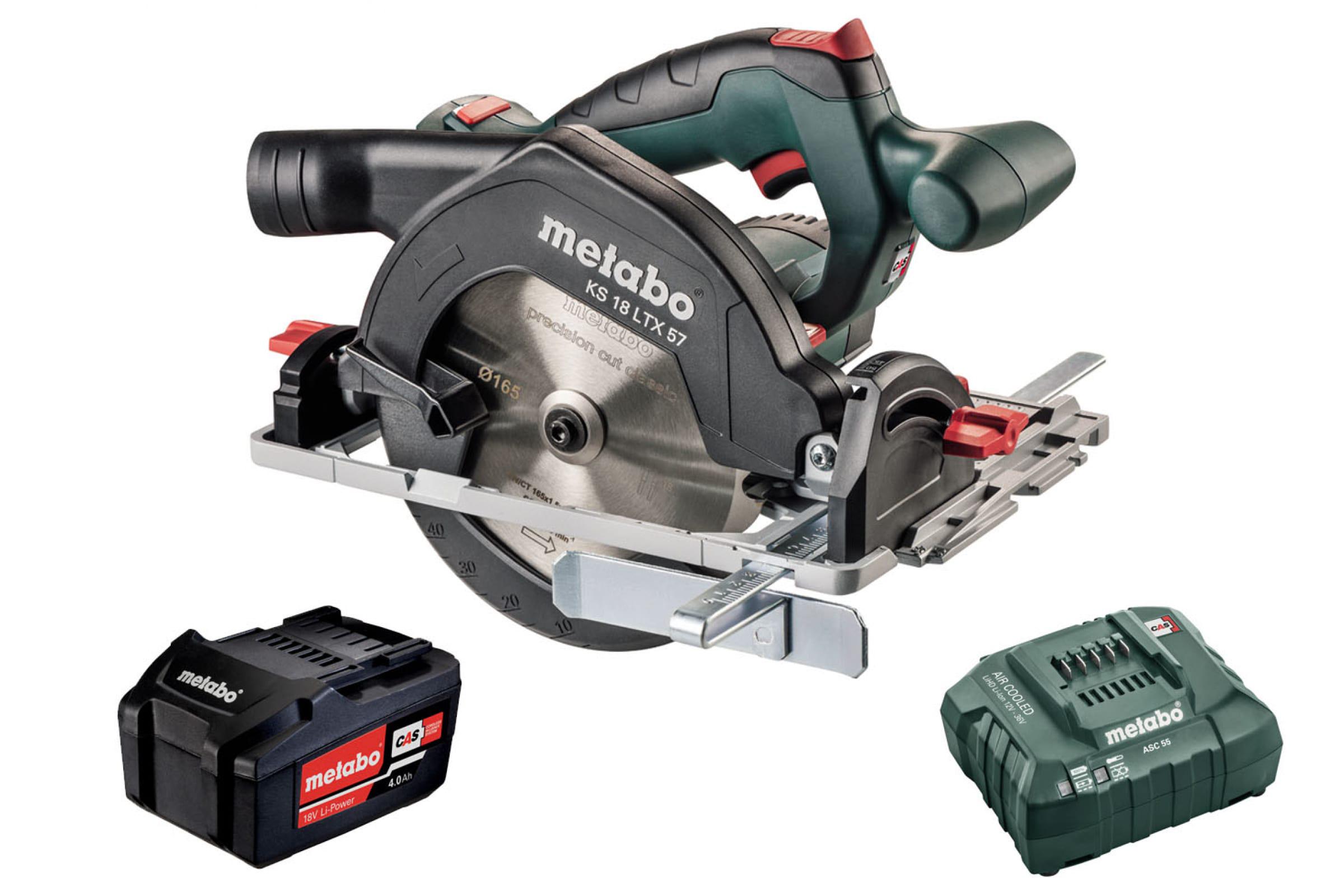 фото Пила циркулярная metabo ks 18 ltx 57 (t03480)