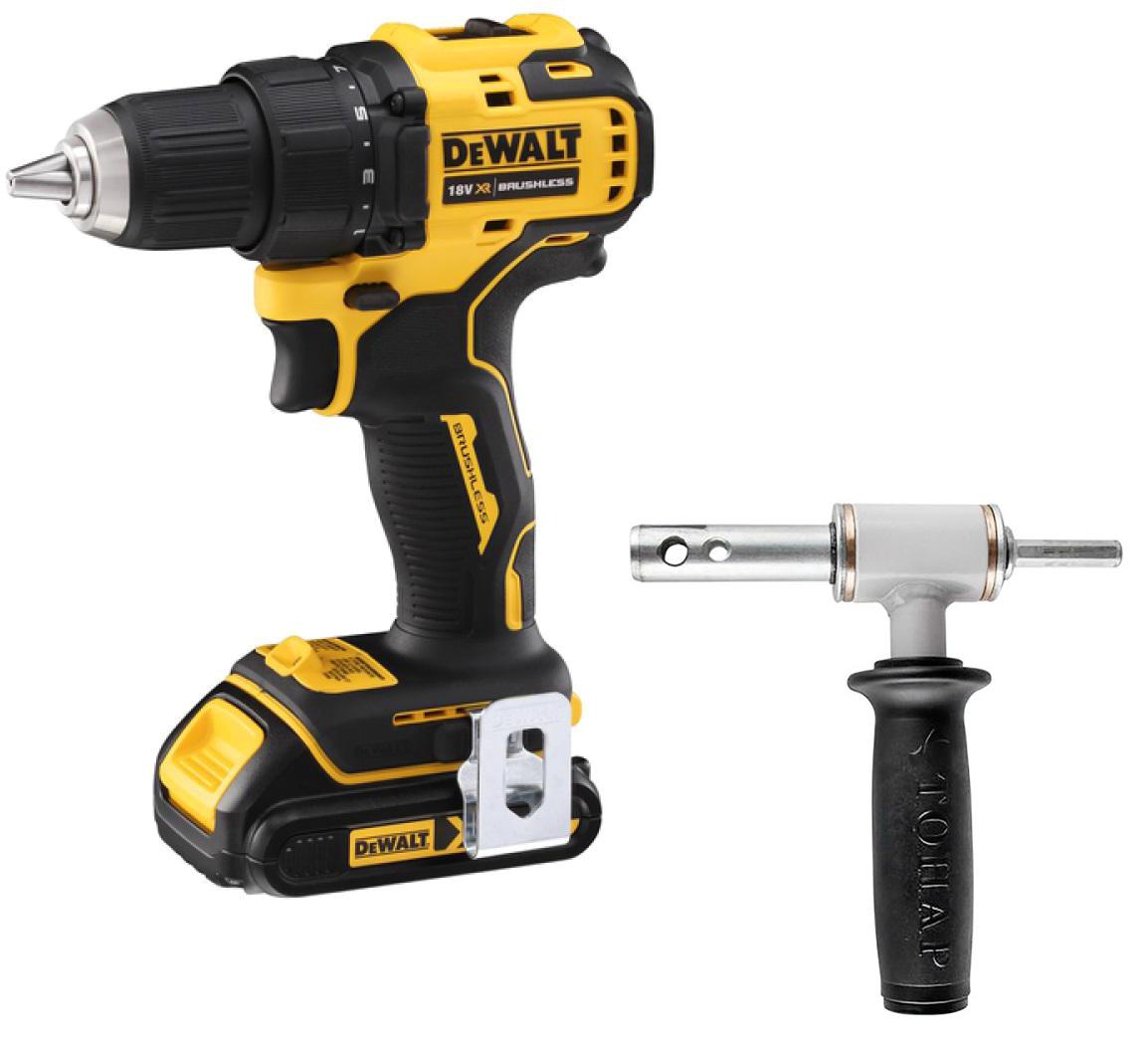 

Набор Dewalt Дрель-шуруповерт dcd708s2t-qw +Адаптер АШ-02, Дрель-шуруповерт dcd708s2t-qw +Адаптер АШ-02