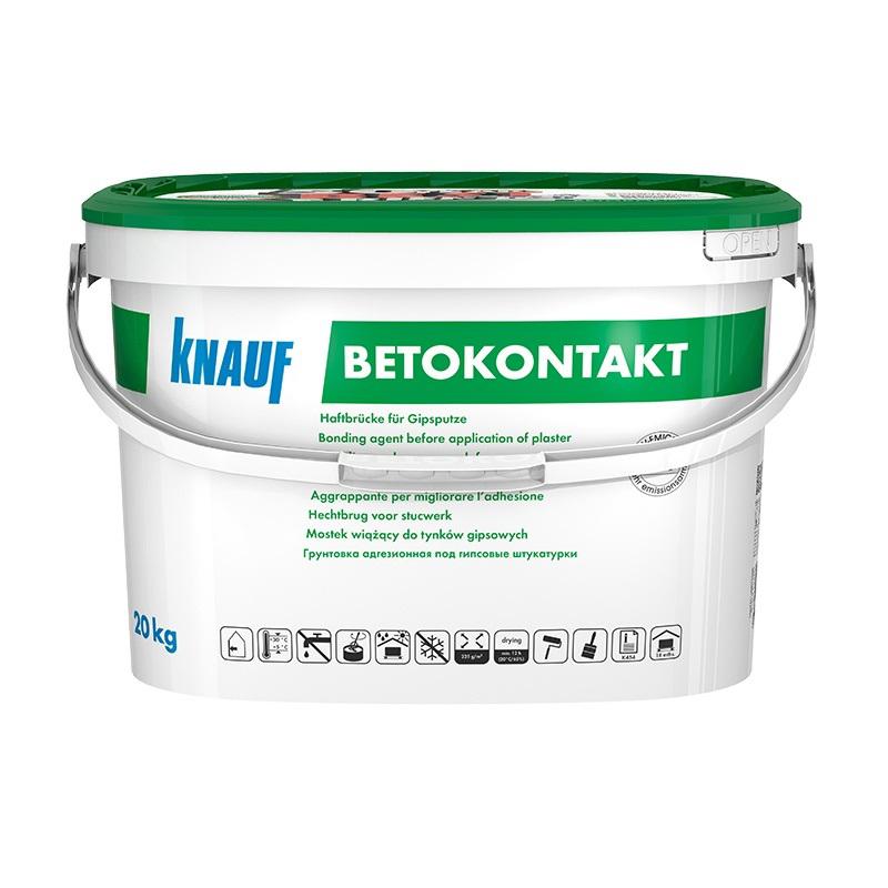 Грунтовка Knauf Бетоконтакт 20кг для гипсовых штукатурок фото