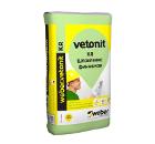 Шпаклевка WEBER.VETONIT КР (160870) для сухих помещений 20 кг