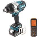 Набор MAKITA Гайковерт аккумуляторный DTW1001RTJ +Дальномер LMG50