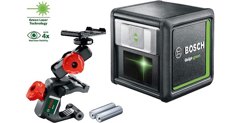 Нивелир лазерный BOSCH Quigo Green с держателем ММ2 (0603663C00)