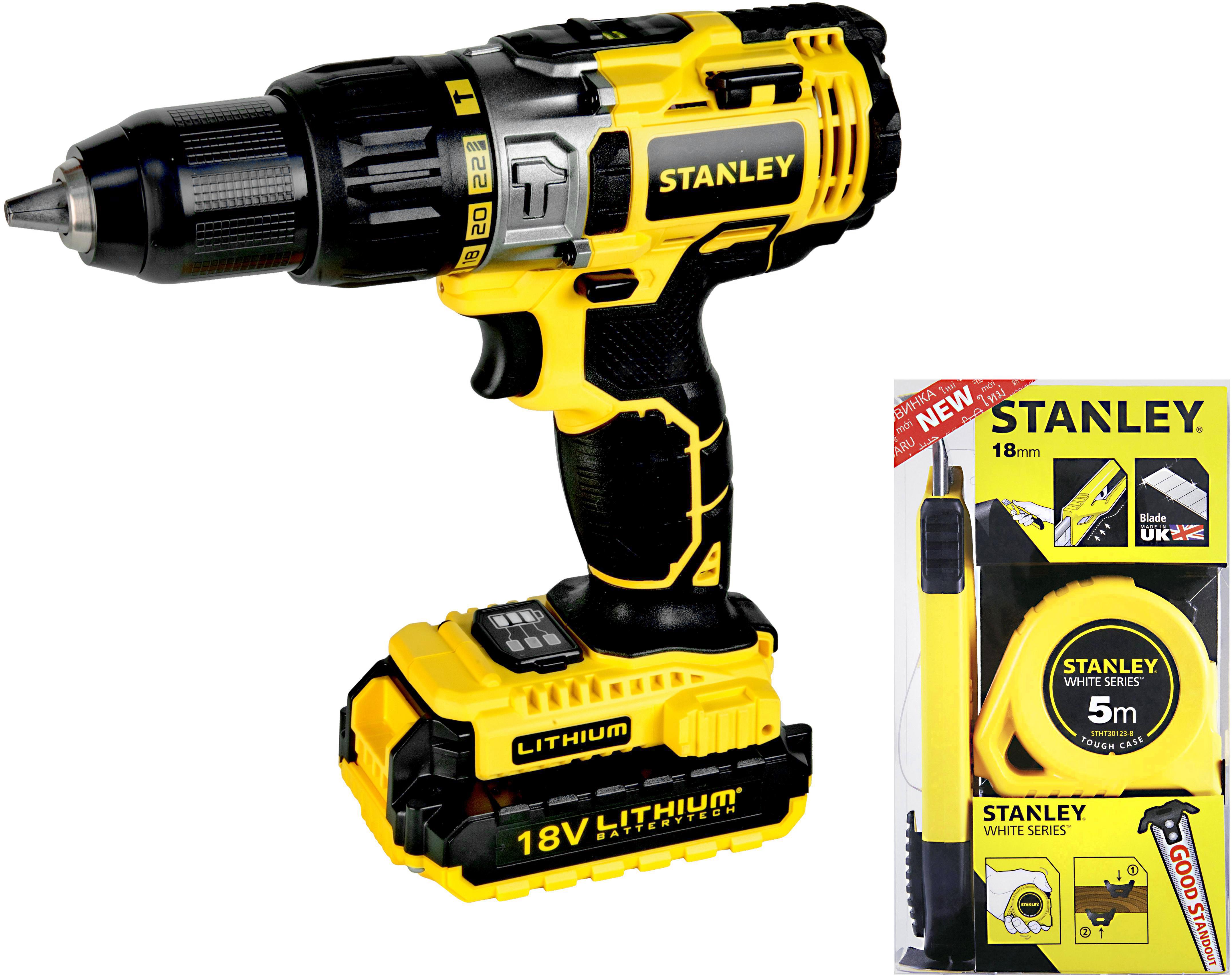 

Набор Stanley Дрель-шуруповерт stdc18lhbk-ru +Набор stht74253-8, Дрель-шуруповерт stdc18lhbk-ru +Набор stht74253-8