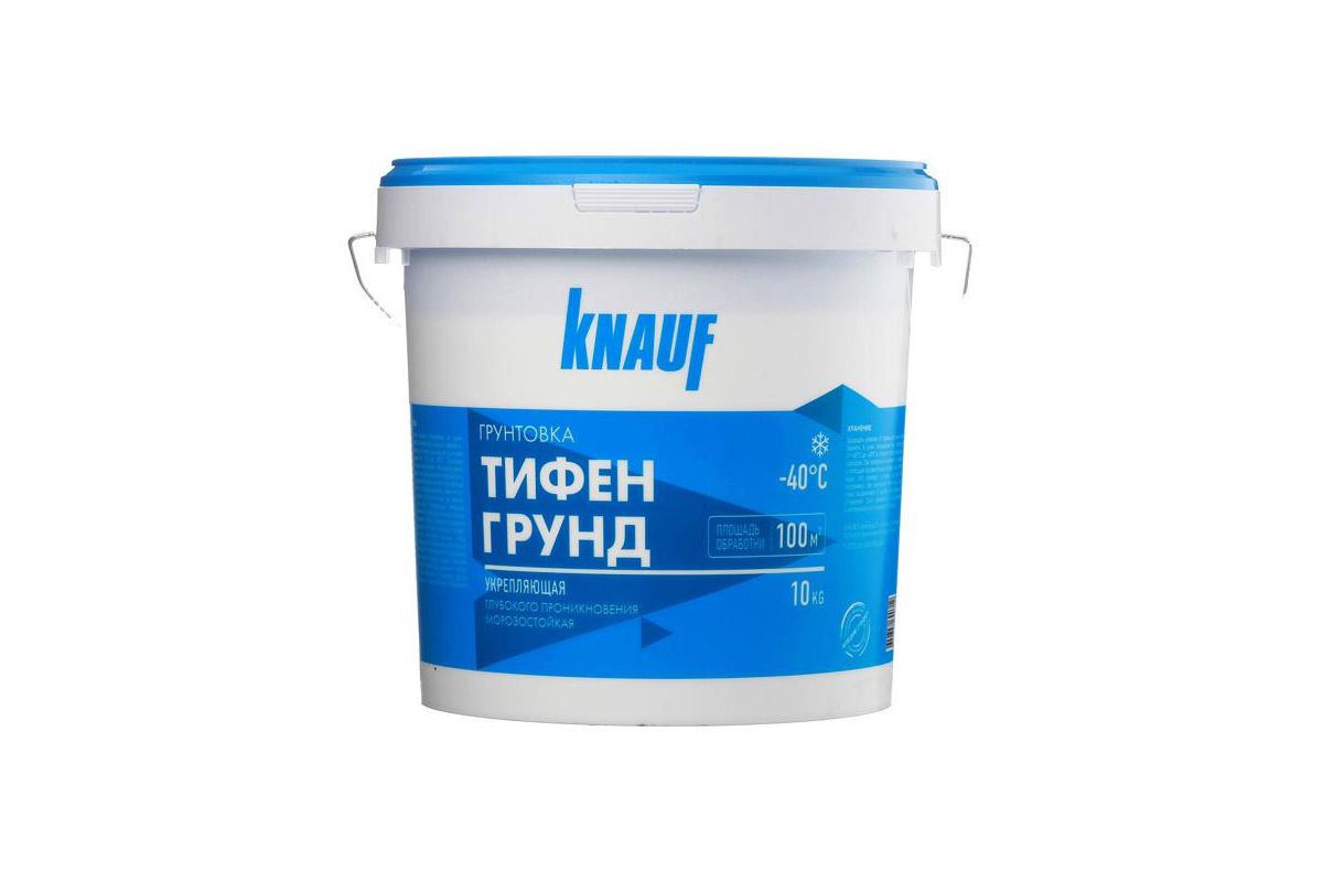 Грунтовка Knauf Тифенгрунд 10кг универсальная глубокого проникновения -  цена, фото - купить в Москве, СПб и РФ