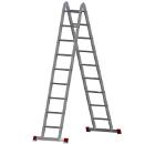 Изображение товара Алюминиевая лестница-трансформер 2х9 высота 5м, легкая и складная