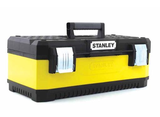    STANLEY Yellow Metal Plastic Toolbox  23