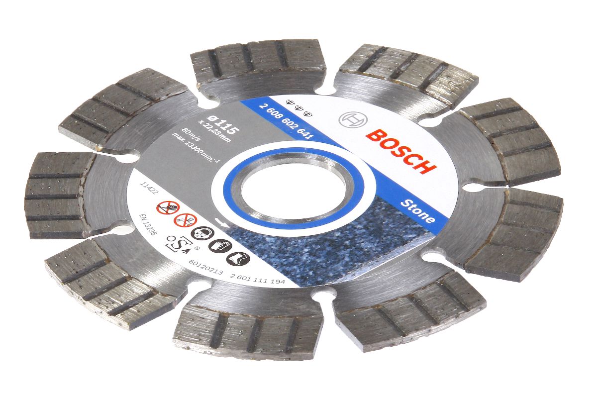 Круг алмазный Bosch Best for Stone (2608602643) Ф150х22мм по граниту -  цена, фото - купить в Москве, СПб и РФ