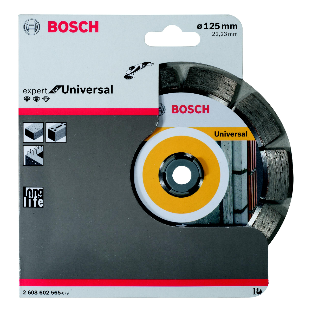 Круг алмазный Bosch Expert for Universal 125x22 (2608602565) Ф125х22мм  универсальный - цена, фото - купить в Москве, СПб и РФ